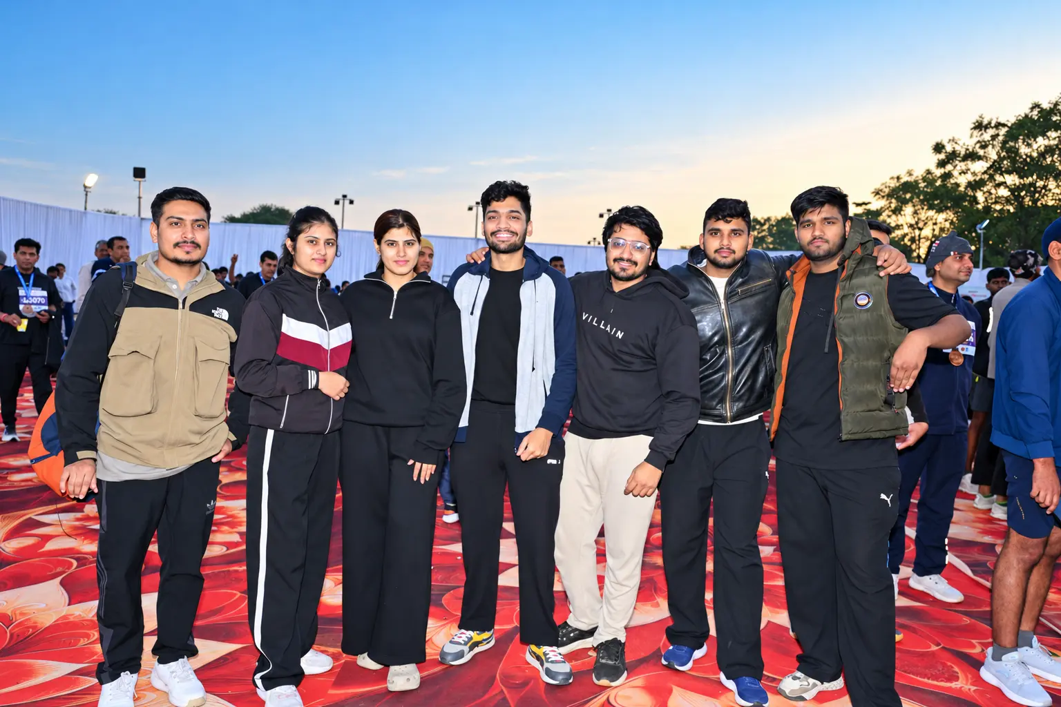 Dusk Marathon Group Portrait