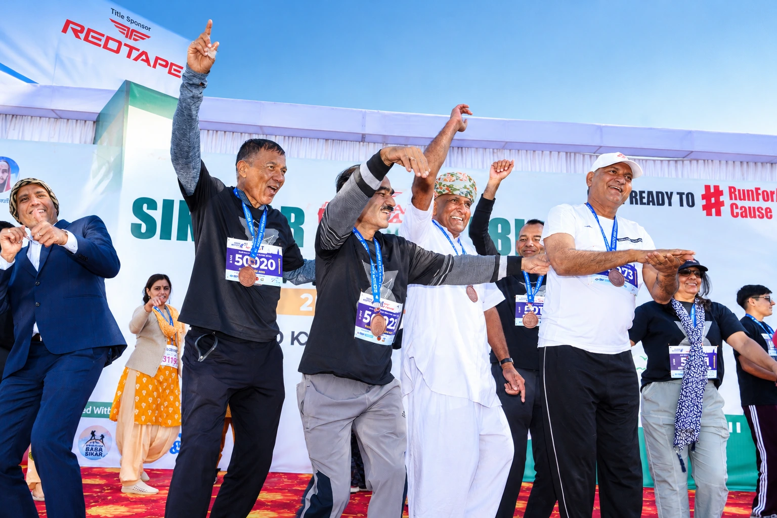 Joyful Sikar Marathon Celebration
