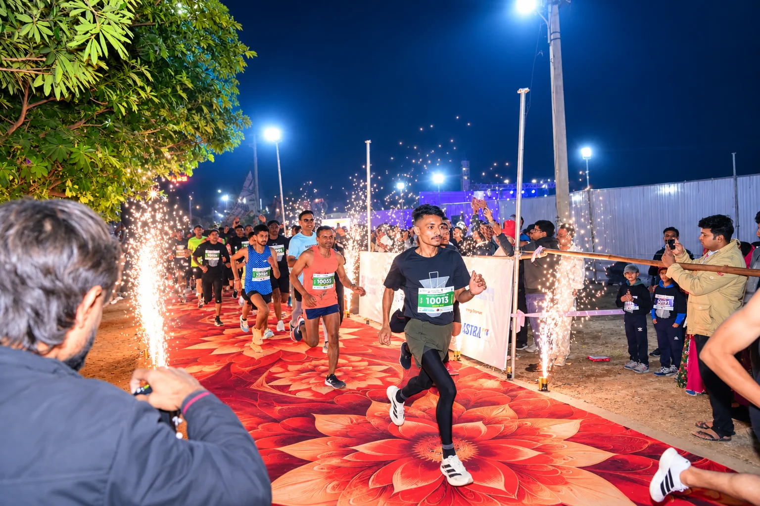 Night Marathon Sparkler Sprint