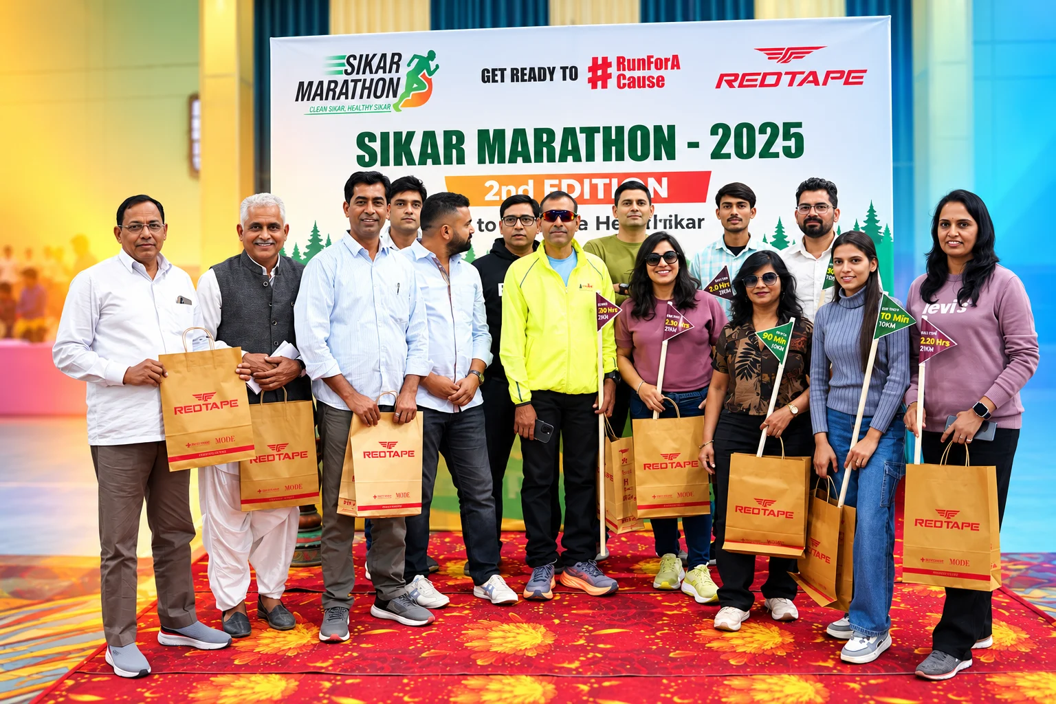 Sikar Marathon 2025 Group Photo
