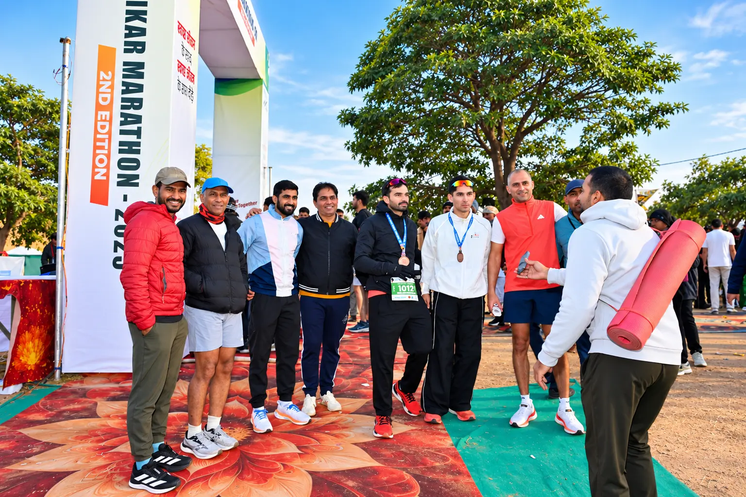 Sikar Marathon Group Portrait